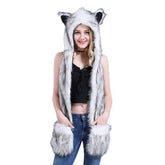 Wolf Hat Scarf | Wolf-Horde-Black-